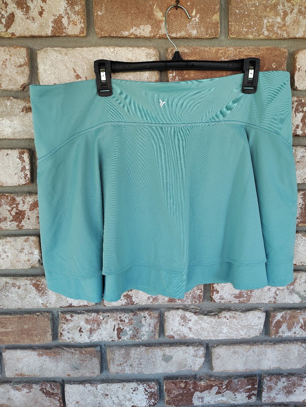Old Navy PowerSoft Skort XXL Extra High Waisted Tennis Skirt Light Green Preppy - Picture 6 of 7